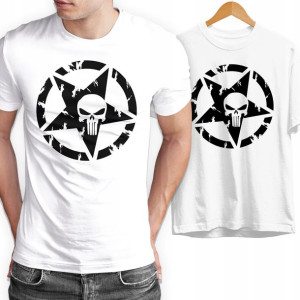 T-SHIRT Wysokiej Jakości MĘSKA PUNISHER MiX - S
