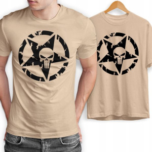 T-SHIRT Wysokiej Jakości MĘSKA PUNISHER MiX - XL