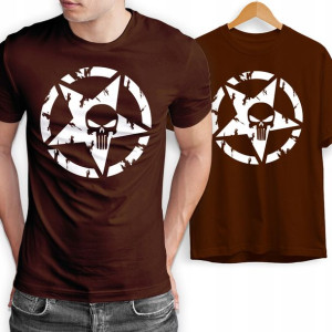 T-SHIRT Wysokiej Jakości MĘSKA PUNISHER MiX - XL