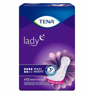 Wkładki chłonne Tena Lady Maxi Night 12 szt.