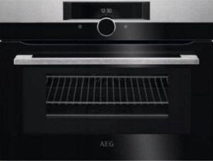 Piekarnik Mikrofala Grill AEG KMK965000M 3w1 Black
