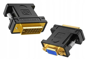 Adapter UGREEN 20122 DVI - VGA Czarny