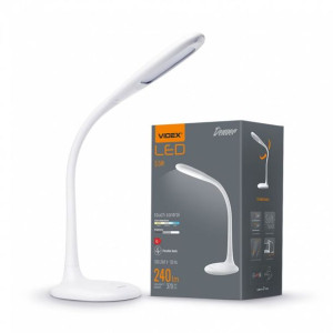 Lampka biurkowa LED 5.5W 3 barwy ściemnialna USB