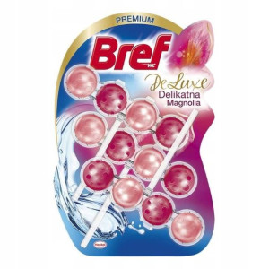 Kostki do WC BREF Deluxe Delikatna Magnolia 3x50g
