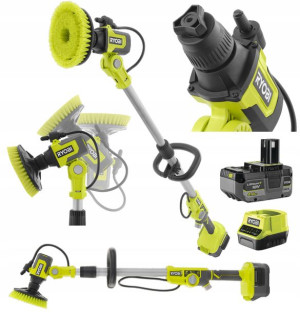 Ryobi Rwts18 Szczotka Teleskopowa Obrotowa 18v 4ah