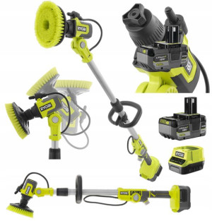 Ryobi Rwts18 Szczotka Teleskopowa Obrotowa 18v 5ah