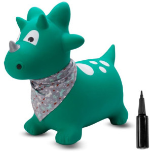 Skoczek dla dzieci do skakania z pompką Dino