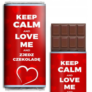 CZEKOLADA Prezent na WALENTYNKI Wzory Własne IMIĘ