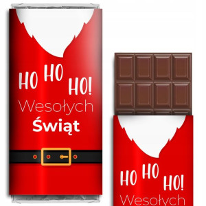 CZEKOLADA Świąteczna Prezent WESOŁYCH ŚWIĄT Wzory