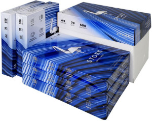 Papier Biurowy Ksero A4 70g Karton 5 Ryz Biały