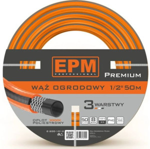 Wąż. Zbrojony Do Urządzeń Zraszających 1/2 50mb Premium