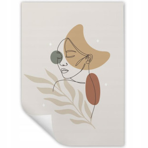 DUŻY Plakat 90x60 Line ART Boho Style Wiele WZORÓW