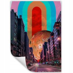 DUŻY Plakat 90x60 PSYCHODELIC Style Wiele WZORÓW