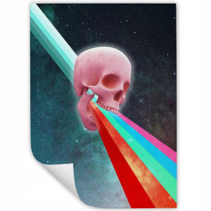 DUŻY Plakat 90x60 PSYCHODELIC Style Wiele WZORÓW