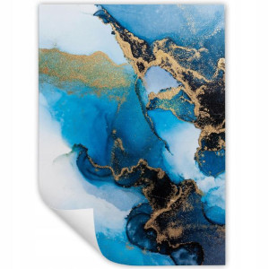 DUŻY Plakat Obraz 90x60 Glitter MARBLE MARMUR MiX