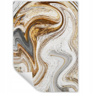 DUŻY Plakat Obraz 90x60 Glitter MARBLE MARMUR MiX