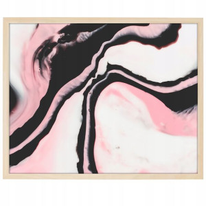 DUŻY Plakat Obraz 90x60 MARBLE Marmury MiX WZORÓW