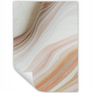 DUŻY Plakat Obraz 90x60 MARBLE Marmury MiX WZORÓW