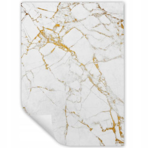 DUŻY Plakat Obraz 90x60 MARBLE Marmury MiX WZORÓW