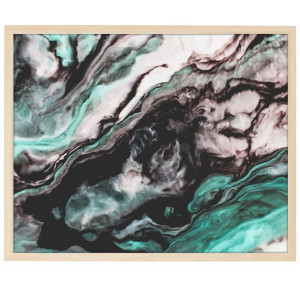 DUŻY Plakat Obraz 90x60 MARBLE Marmury MiX WZORÓW