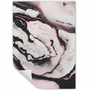 DUŻY Plakat Obraz 90x60 MARBLE Marmury MiX WZORÓW