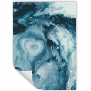 DUŻY Plakat Obraz 90x60 MARBLE Marmury MiX WZORÓW