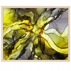 DUŻY Plakat Obraz 90x60 MARBLE Marmury MiX WZORÓW