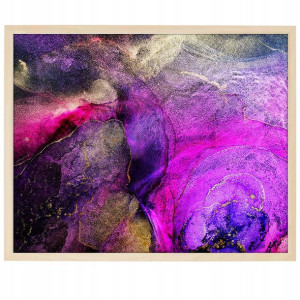 DUŻY Plakat Obraz 90x60 MARBLE Marmury MiX WZORÓW