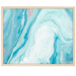 DUŻY Plakat Obraz 90x60 MARBLE Marmury MiX WZORÓW