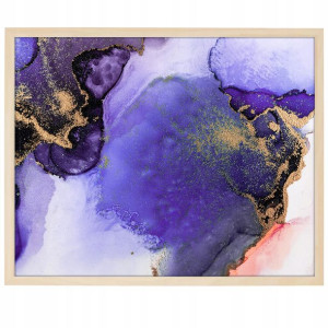 DUŻY Plakat Obraz 90x60 MARBLE Marmury MiX WZORÓW