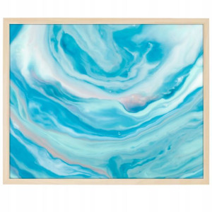 DUŻY Plakat Obraz 90x60 MARBLE Marmury MiX WZORÓW