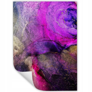 DUŻY Plakat Obraz 90x60 MARBLE Marmury MiX WZORÓW