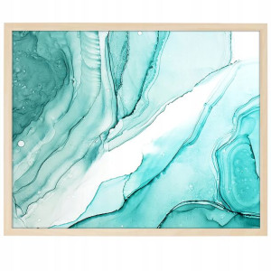 DUŻY Plakat Obraz 90x60 MARBLE Marmury MiX WZORÓW