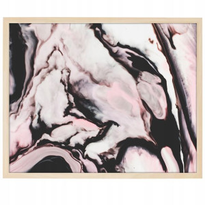 DUŻY Plakat Obraz 90x60 MARBLE Marmury MiX WZORÓW