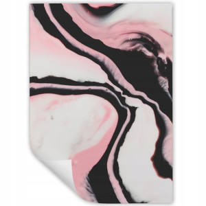 DUŻY Plakat Obraz 90x60 MARBLE Marmury MiX WZORÓW