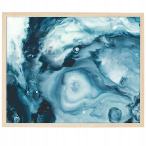 DUŻY Plakat Obraz 90x60 MARBLE Marmury MiX WZORÓW