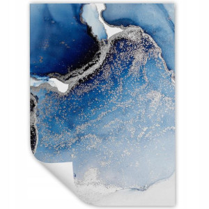 DUŻY Plakat Obraz 90x60 MARBLE Marmury MiX WZORÓW