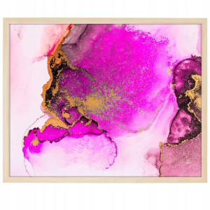 DUŻY Plakat Obraz 90x60 MARBLE Marmury MiX WZORÓW