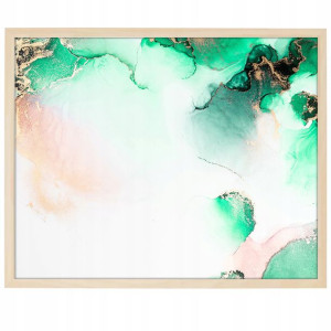 DUŻY Plakat Obraz 90x60 MARBLE Marmury MiX WZORÓW