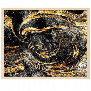 DUŻY Plakat Obraz 90x60 MARBLE Marmury MiX WZORÓW