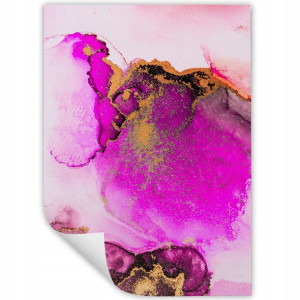 DUŻY Plakat Obraz 90x60 MARBLE Marmury MiX WZORÓW