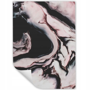 DUŻY Plakat Obraz 90x60 MARBLE Marmury MiX WZORÓW