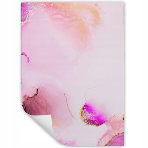 DUŻY Plakat Obraz 90x60 MARBLE Marmury MiX WZORÓW