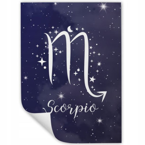 DUŻY Plakat Obraz 90x60 ZNAKI ZODIAKU Wiele Wzorów