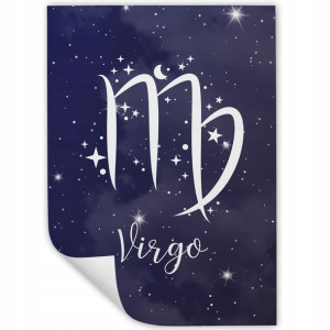 DUŻY Plakat Obraz 90x60 ZNAKI ZODIAKU Wiele Wzorów