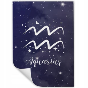 DUŻY Plakat Obraz 90x60 ZNAKI ZODIAKU Wiele Wzorów