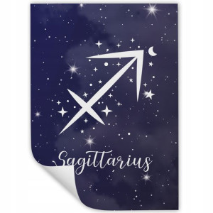 DUŻY Plakat Obraz 90x60 ZNAKI ZODIAKU Wiele Wzorów