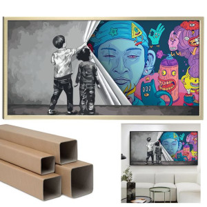 OBRAZ CANVAS 100x50cm Duże XXL MURAL POSTACI Wzory
