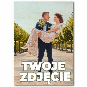 OBRAZ CANVAS 91x61cm Twoje Zdjęcie na Płótnie Foto