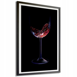 Obraz Dekoracyjny 30x40cm Kieliszek Wino Mix Wzory
